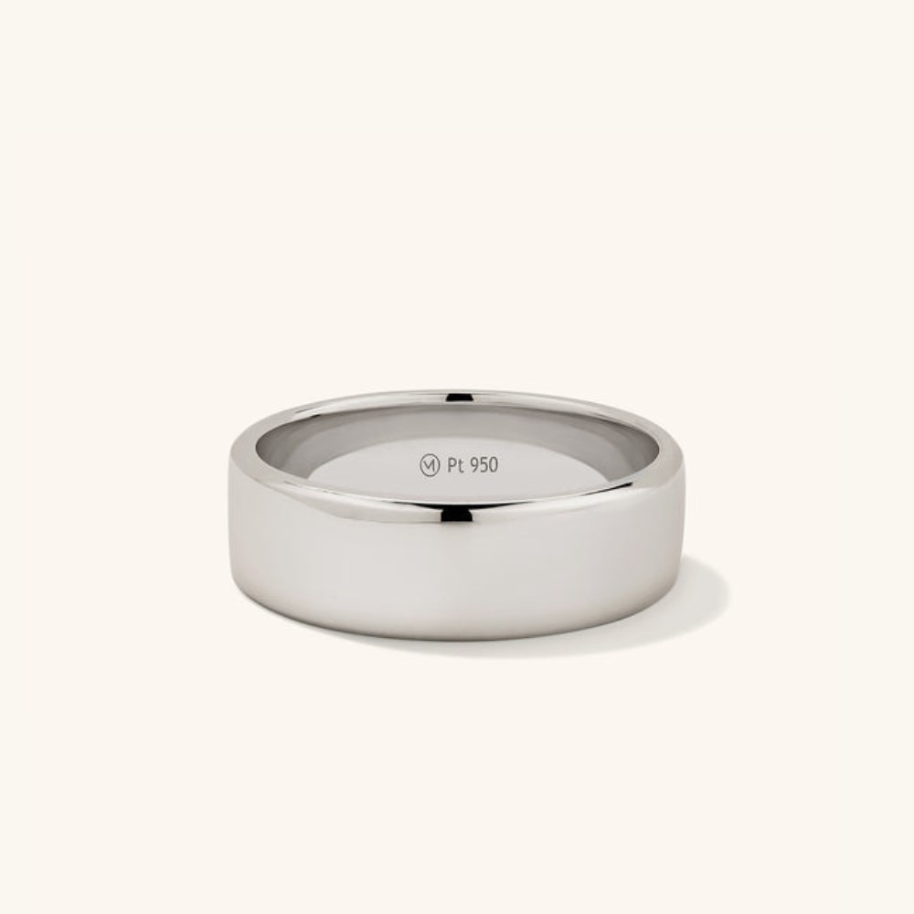 Mejuri 6mm Smooth Band - Platinum Canada Store