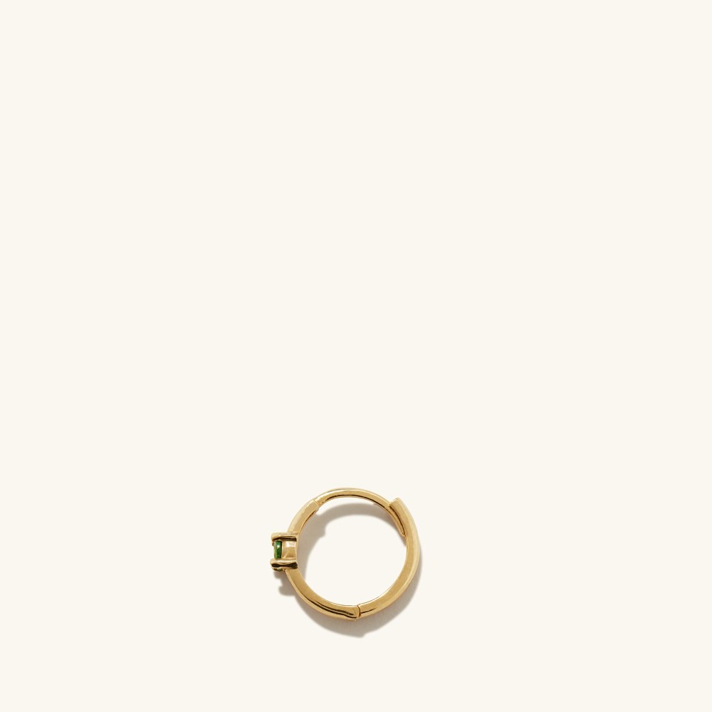 Mejuri Single Colored Mini Hoop - 14k Yellow Gold Canada Store