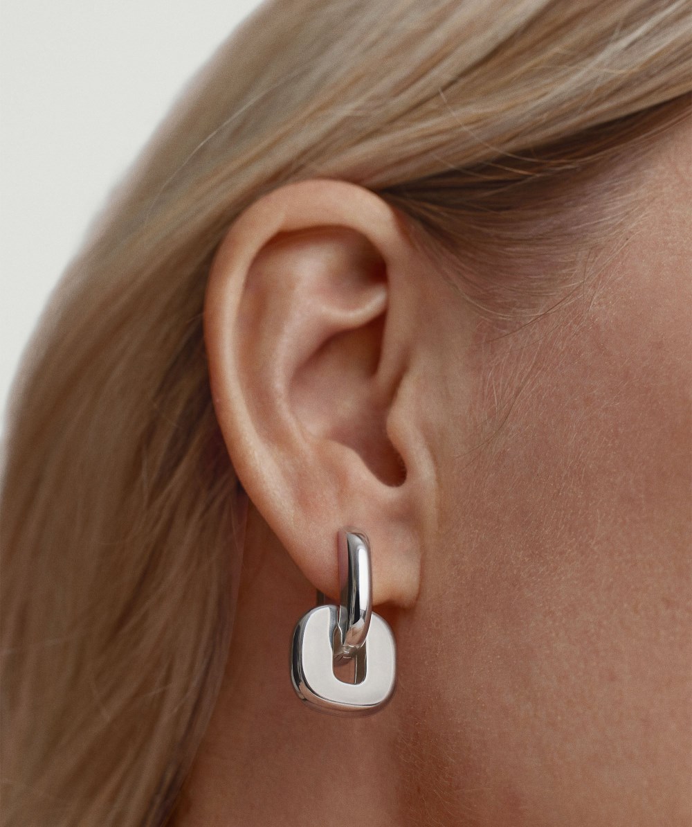 Mejuri Stevie Hoops - Sterling Silver Canada Store