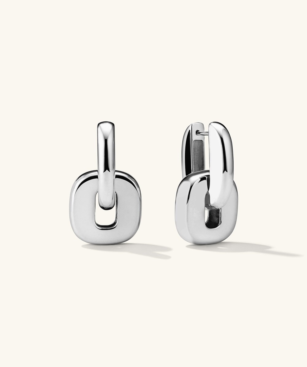 Mejuri Stevie Hoops - Sterling Silver Canada Store