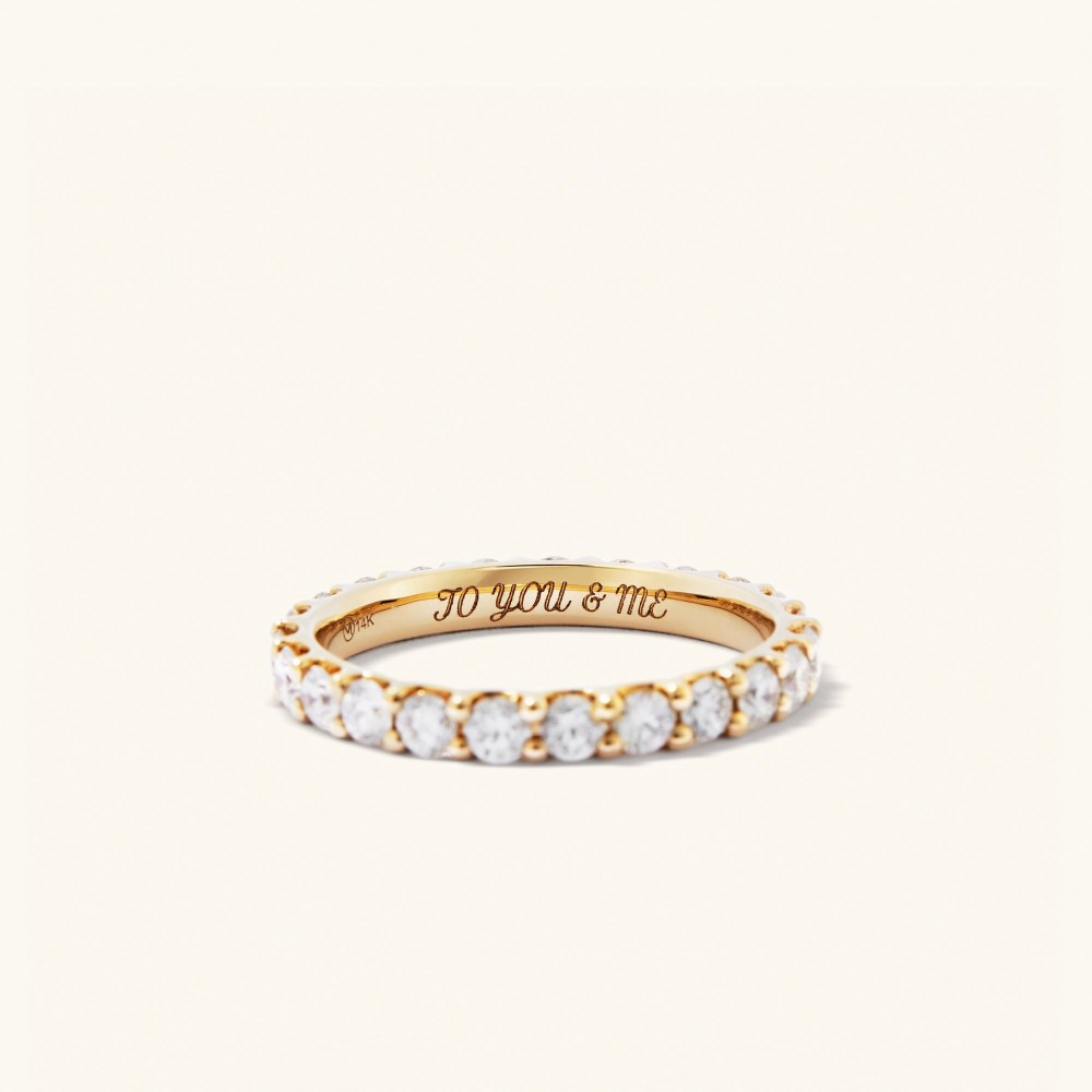 Mejuri Bold Diamond Eternity Ring - 14k Yellow Gold Canada Store