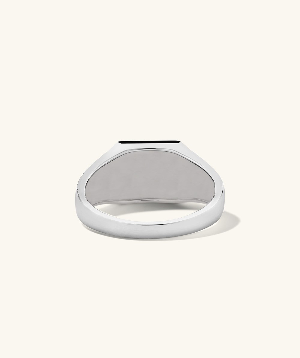 Mejuri Square Signet Ring - Sterling Silver Canada Store