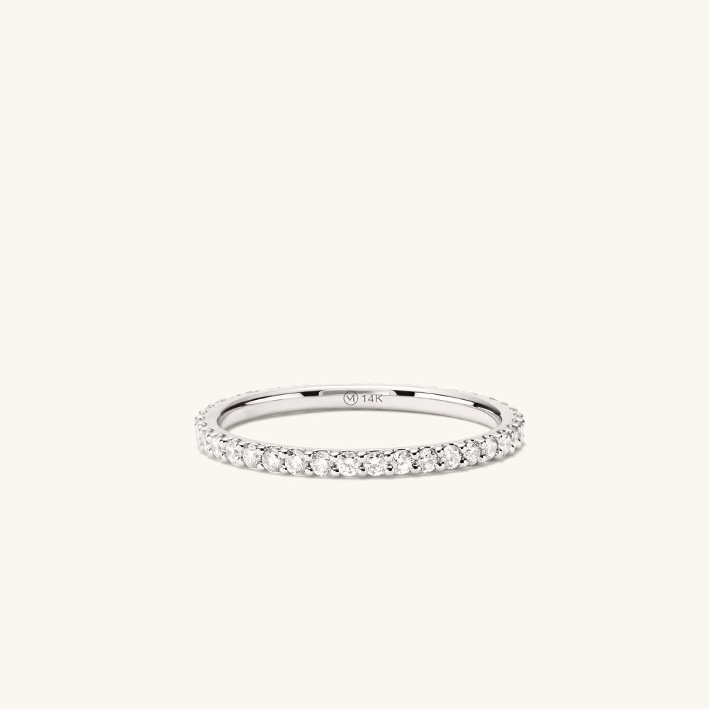 Mejuri Diamond Eternity Band - 14k White Gold Canada Store