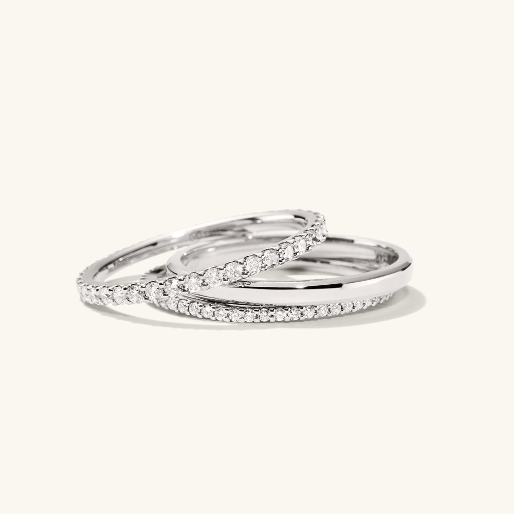 Mejuri Diamond Eternity Band - 14k White Gold Canada Store