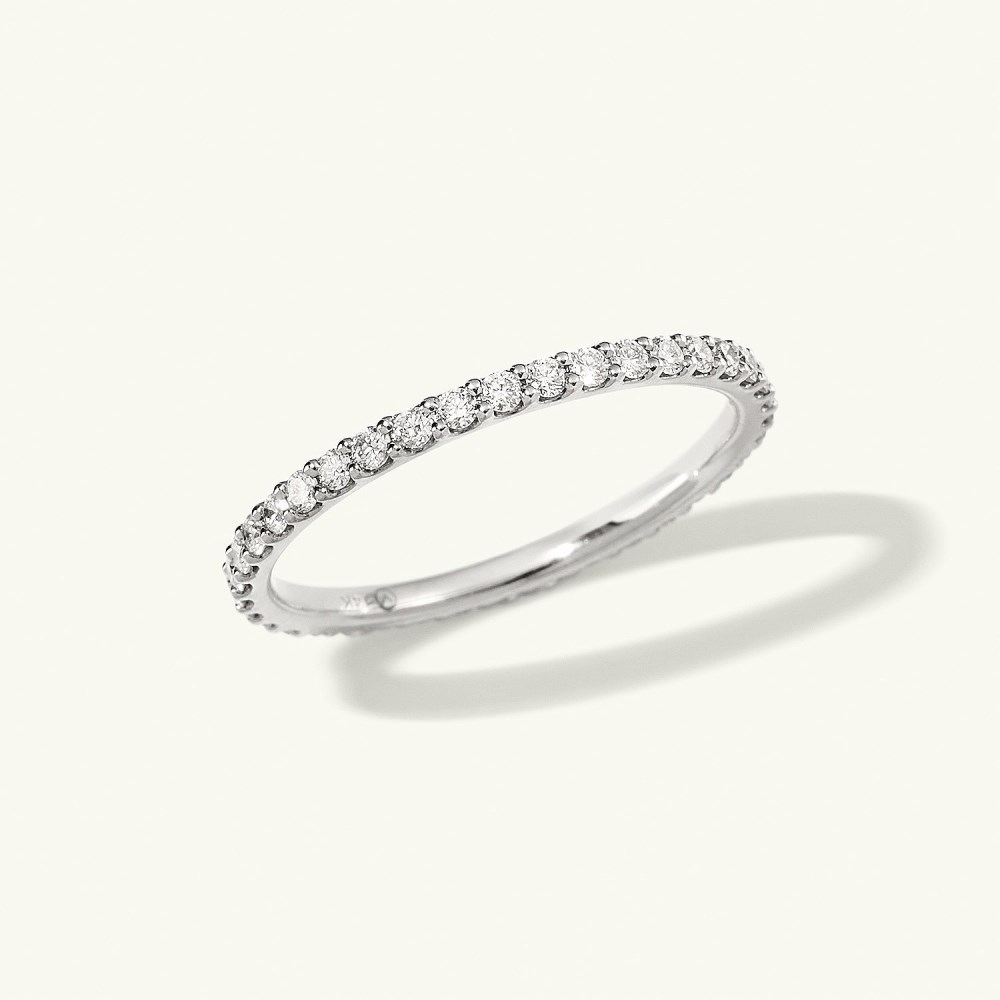 Mejuri Diamond Eternity Band - 14k White Gold Canada Store