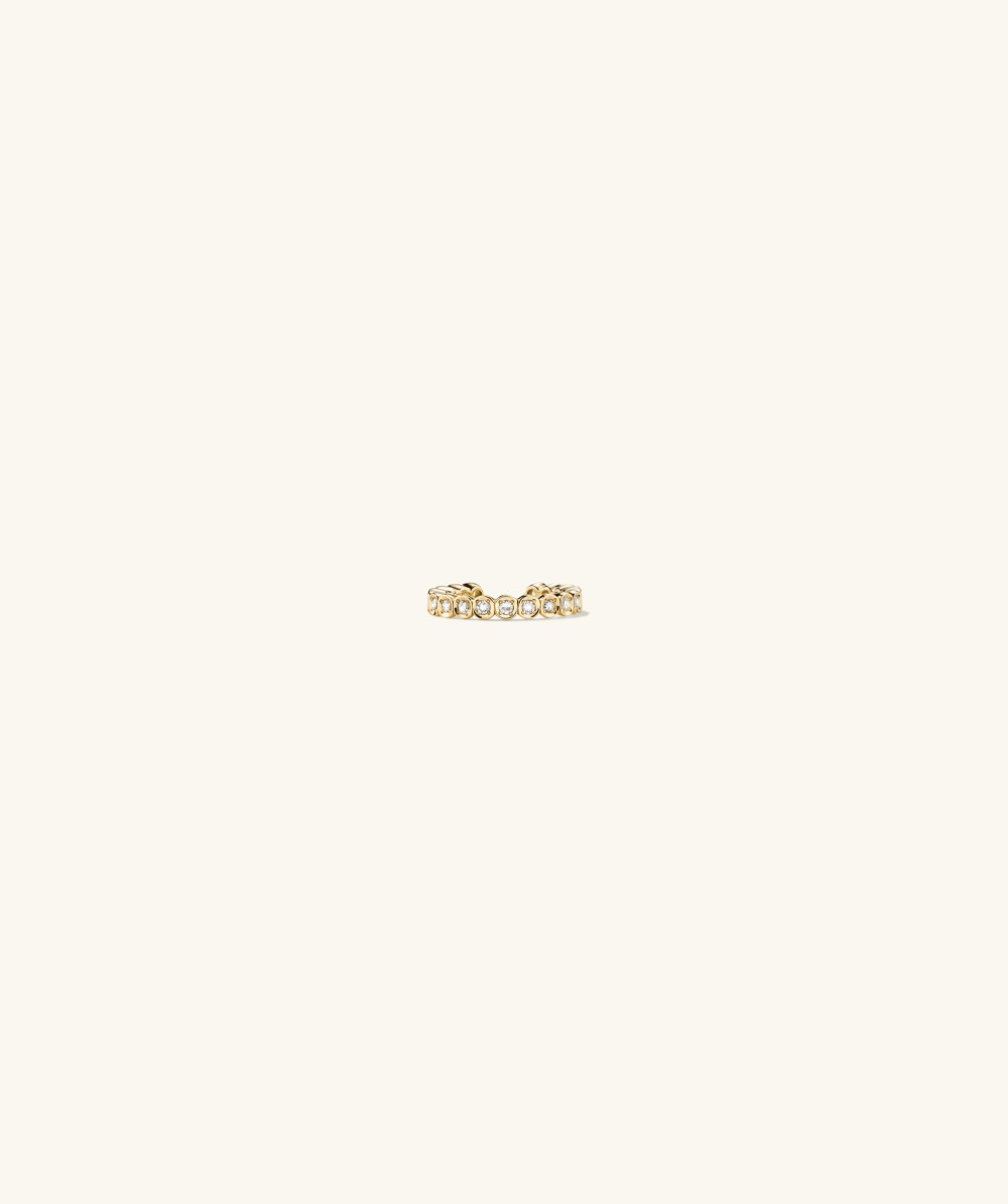 Mejuri Diamond Ear Cuff - 14k Yellow Gold Canada Store