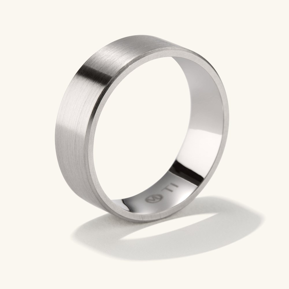 Mejuri 6mm Smooth Band - Titanium Canada Store