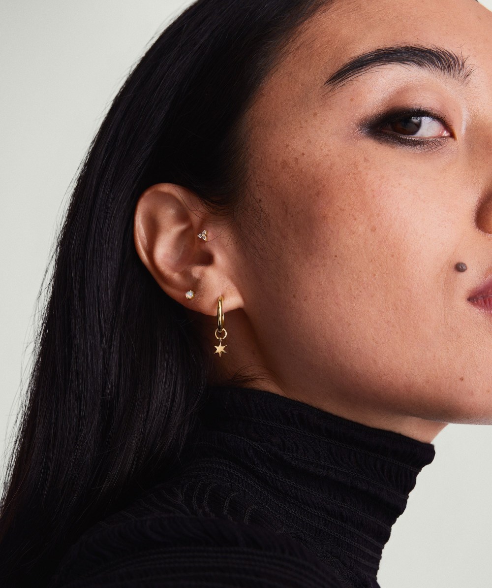 Mejuri Gemstone Mini Studs - 14k Yellow Gold Canada Store