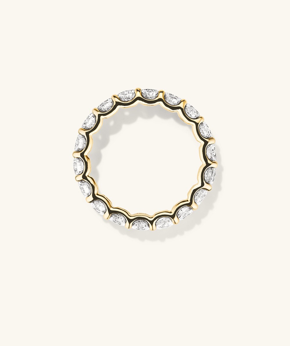 Mejuri 3.5mm Lab Grown Diamond Eternity Band - 14k Yellow Gold Canada Store