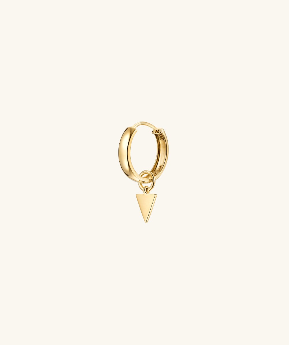 Mejuri Single Patra Hoop Charm - 14k Yellow Gold Canada Store