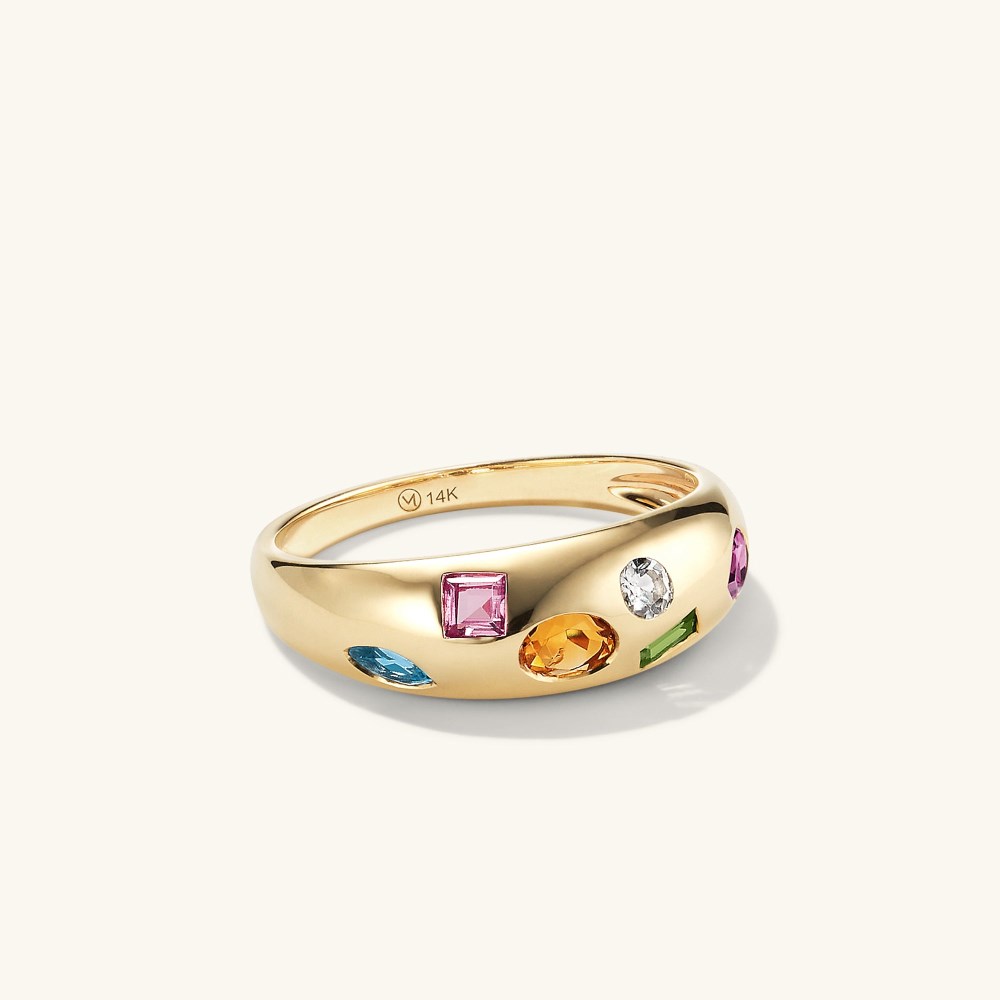 Mejuri Toronto Mosaic D?me Ring - 14k Yellow Gold Canada Store