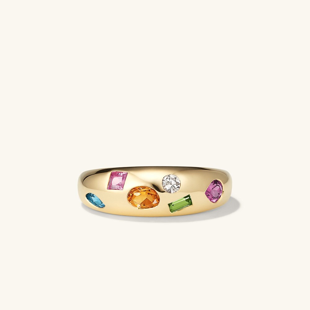 Mejuri Toronto Mosaic D?me Ring - 14k Yellow Gold Canada Store
