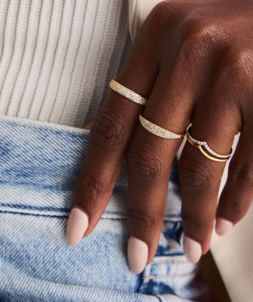 Mejuri Wishbone Stacker Set - 14k Yellow Gold Canada Store