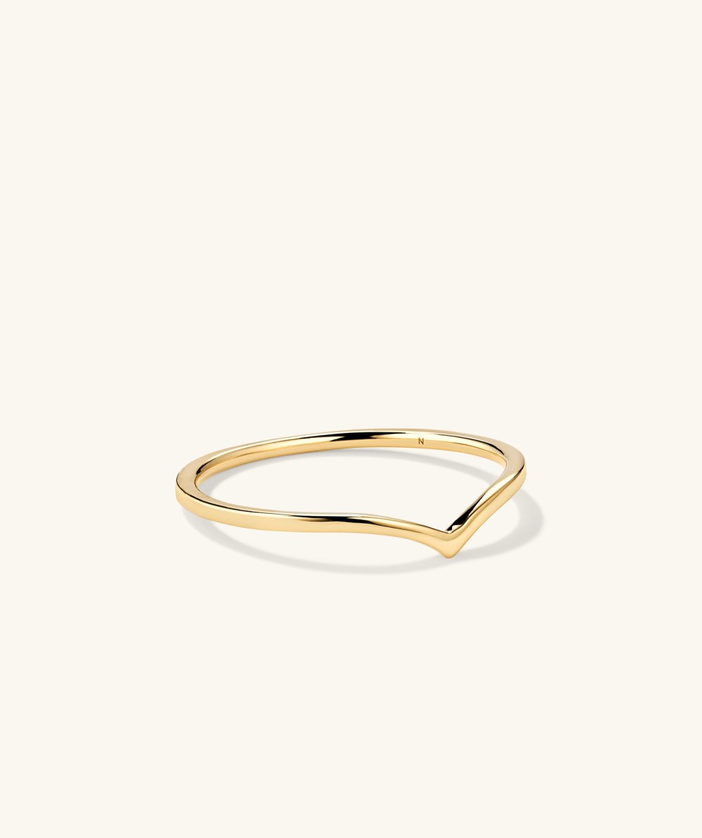 Mejuri Wishbone Stacker Set - 14k Yellow Gold Canada Store