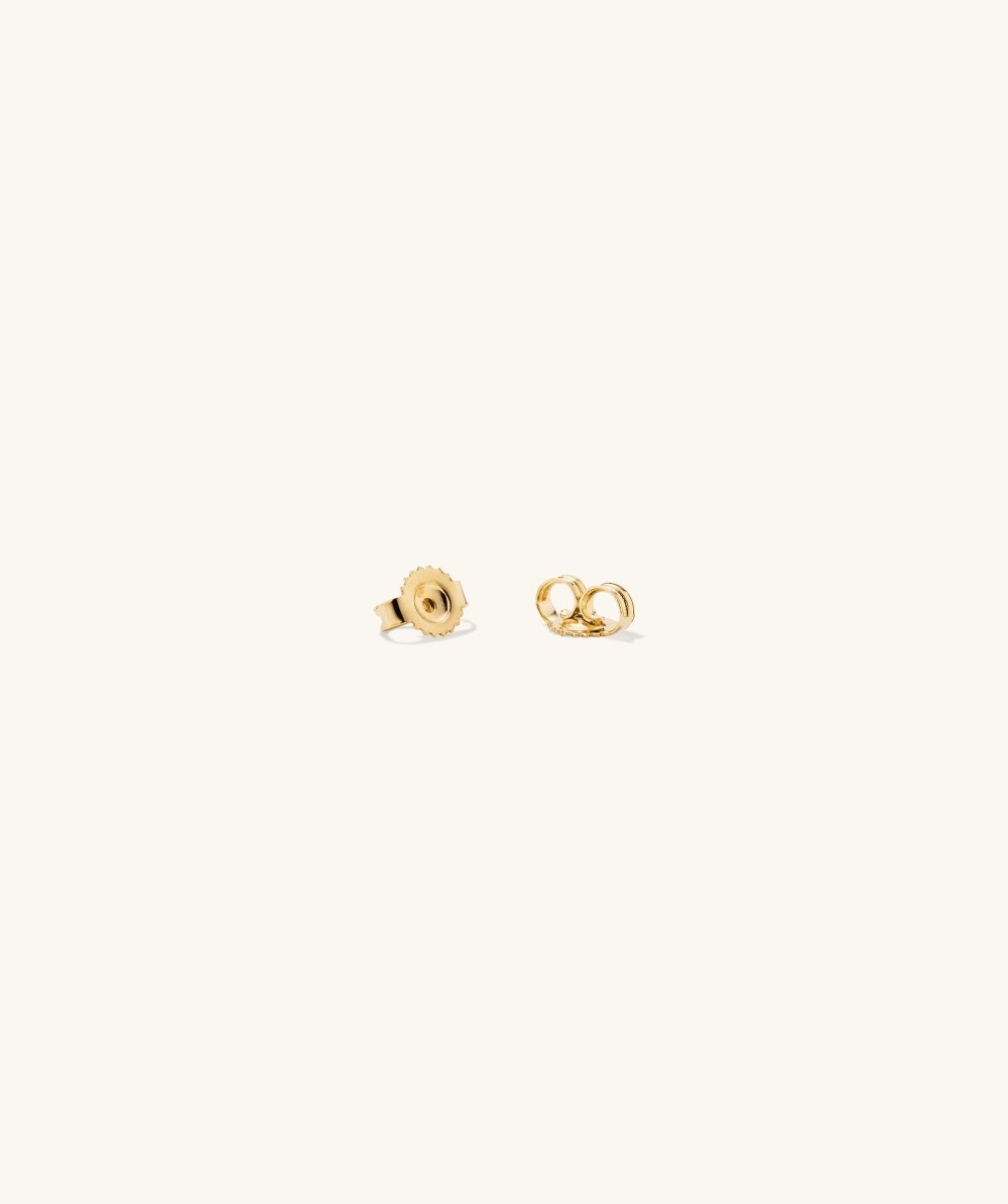 Mejuri Lab Grown Diamond Round Studs 1 TCW - 14k Yellow Gold Canada Store