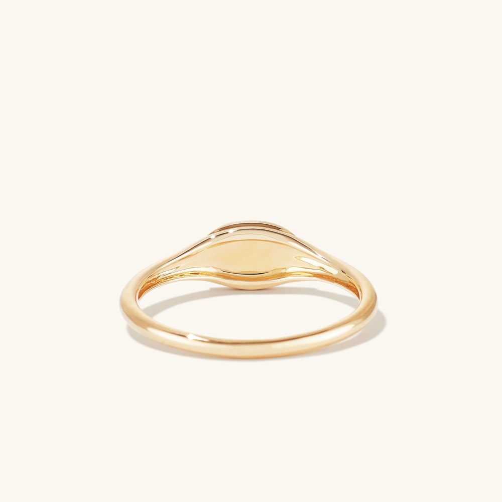 Mejuri Signet Ring - 14k Yellow Gold Canada Store
