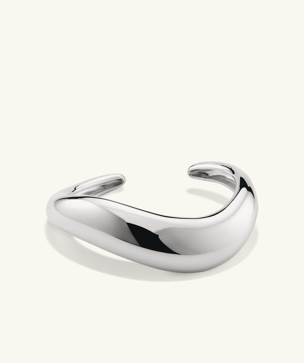 Mejuri D?me Figure Cuff - Sterling Silver Canada Store