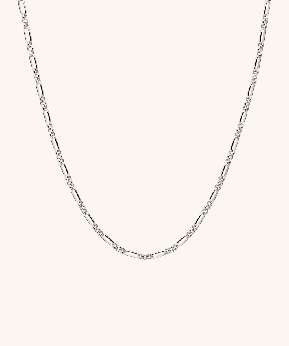 Mejuri Mini Paperclip Necklace - Sterling Silver Canada Store