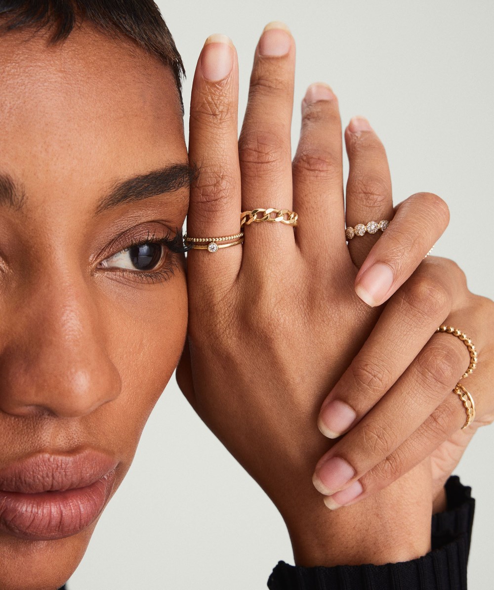 Mejuri Bold Chain Ring - 14k Yellow Gold Canada Store