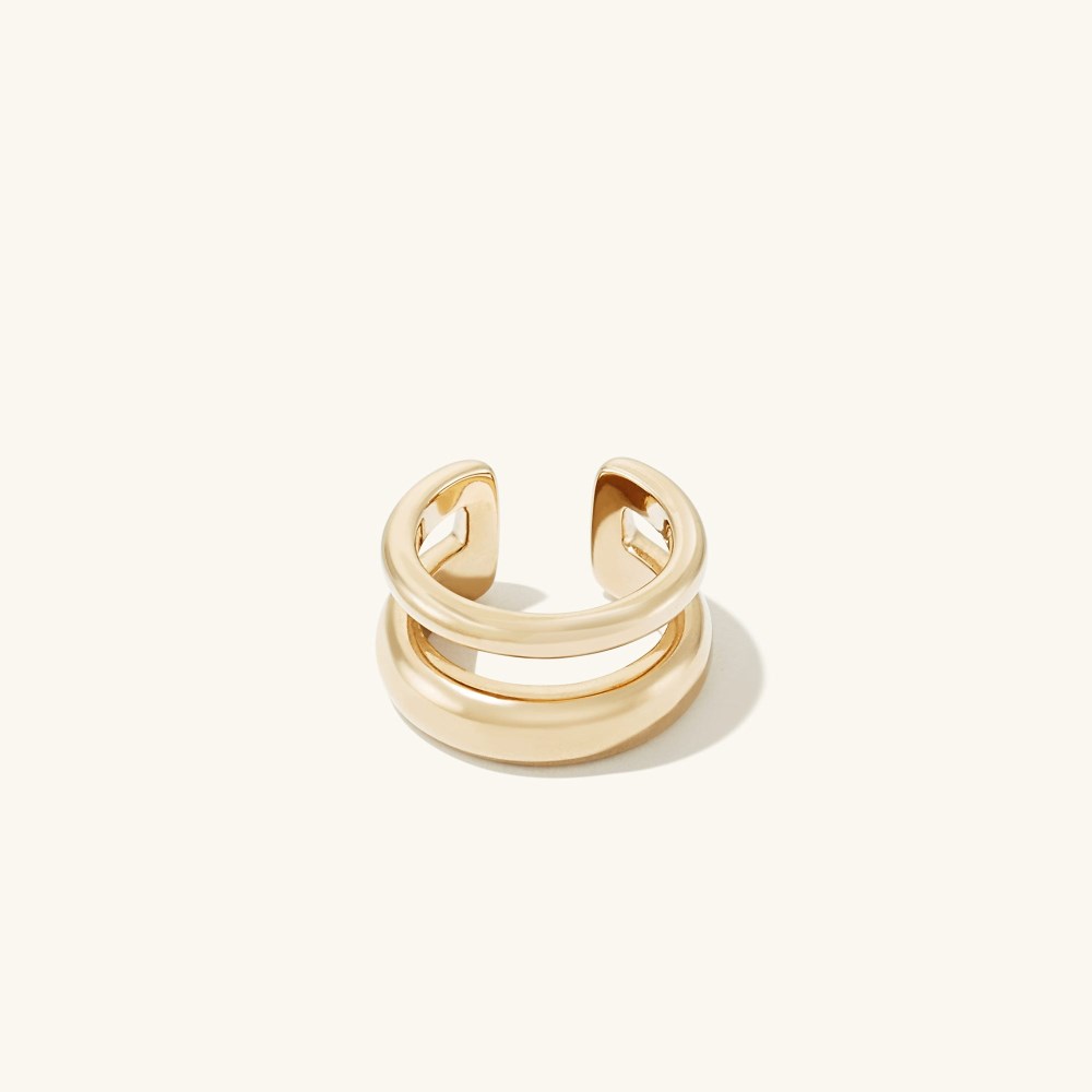Mejuri Duet Ear Cuff - Gold Vermeil Canada Store