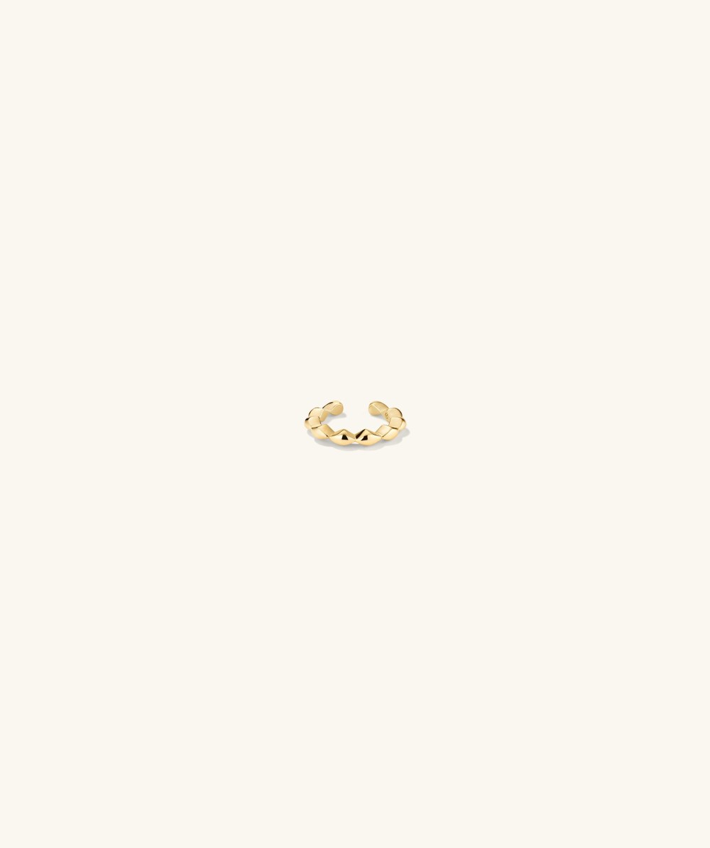 Mejuri Textured Cuff - 14k Yellow Gold Canada Store