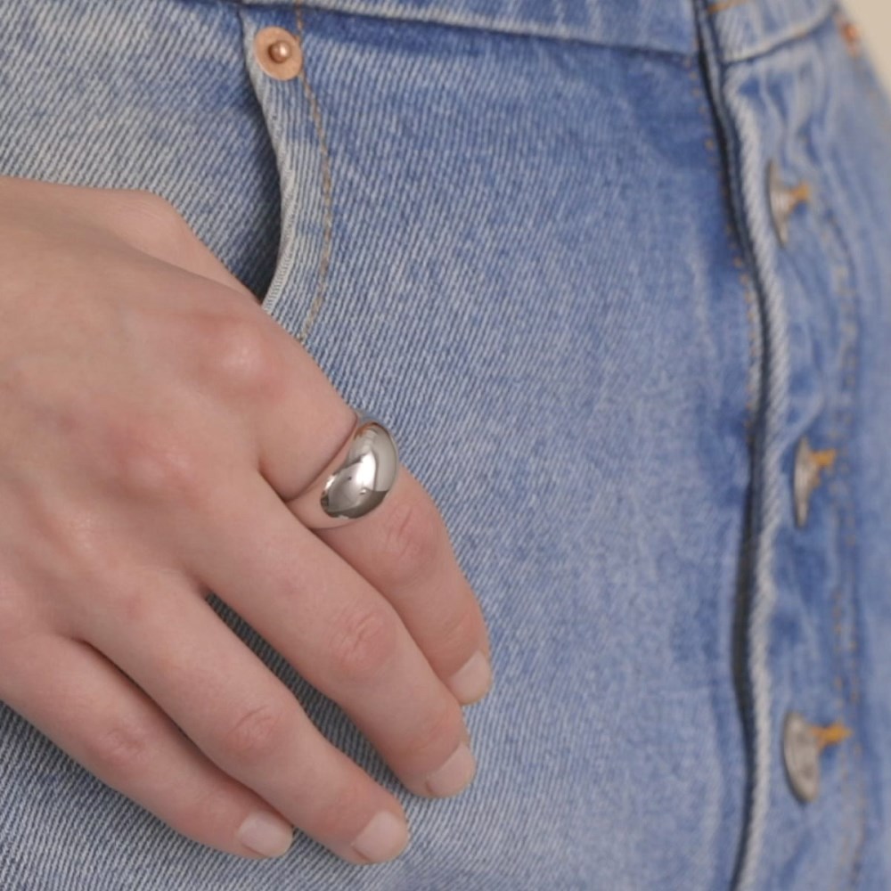 Mejuri D?me Ring - Sterling Silver Canada Store