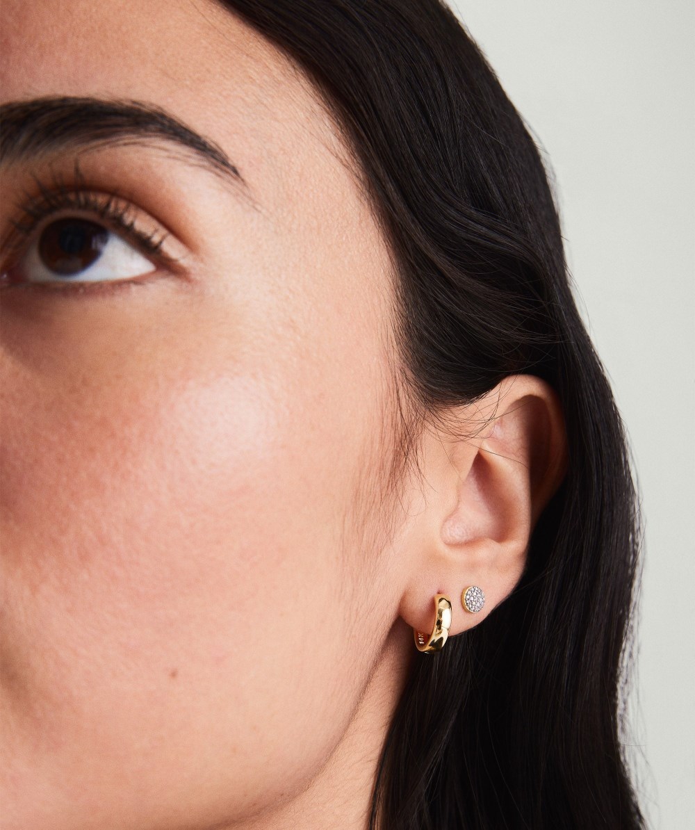 Mejuri Bold Huggie Hoops - 14k Yellow Gold Canada Store