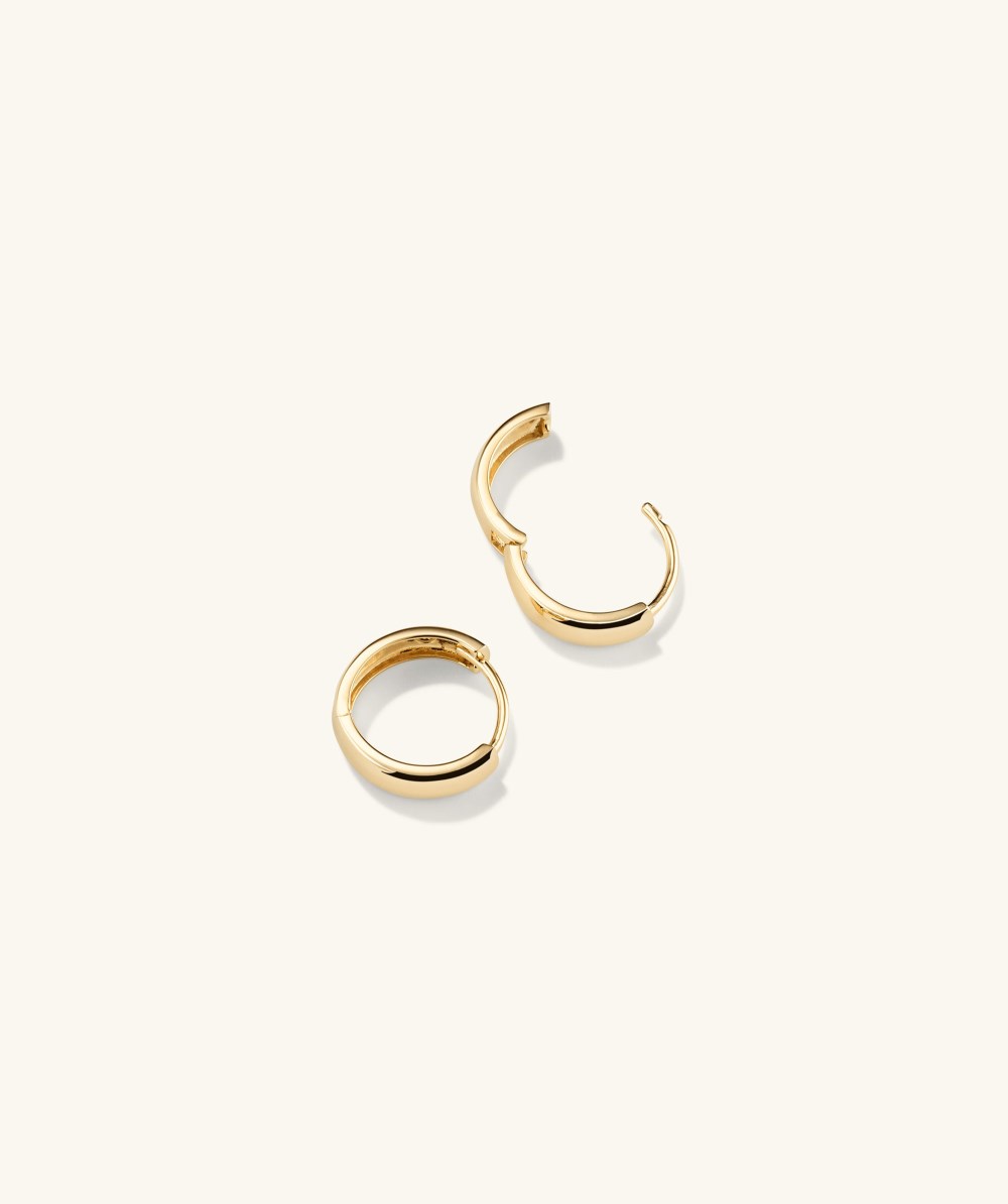 Mejuri Bold Huggie Hoops - 14k Yellow Gold Canada Store