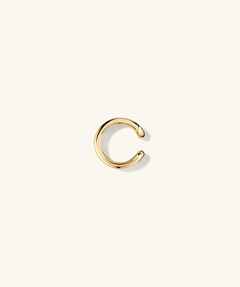 Mejuri Duet Mixed Ear Cuff - Gold Vermeil, Sterling Silver Canada Store