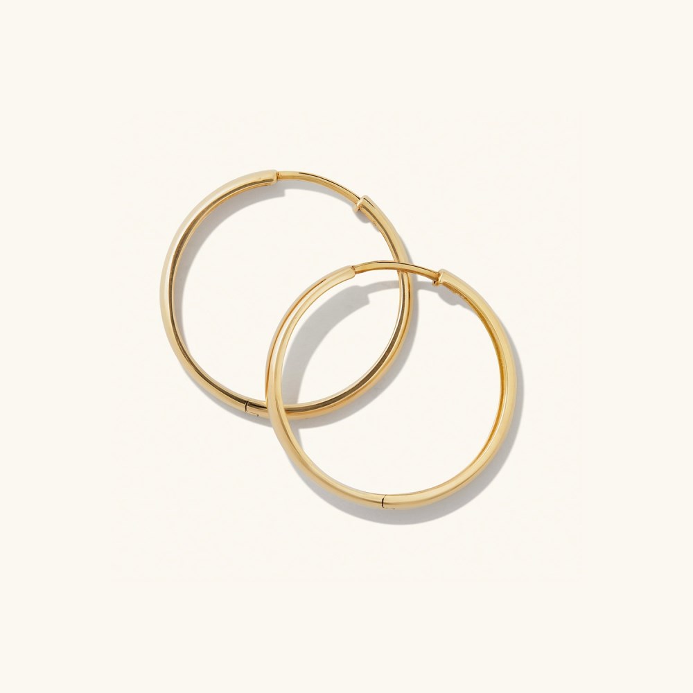 Mejuri Bold Large Hoops - 14k Yellow Gold Canada Store