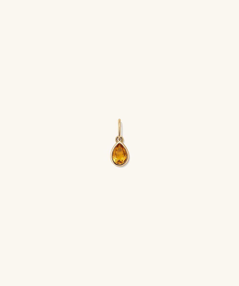 Mejuri Small Pear Pendant - 14k Yellow Gold Canada Store