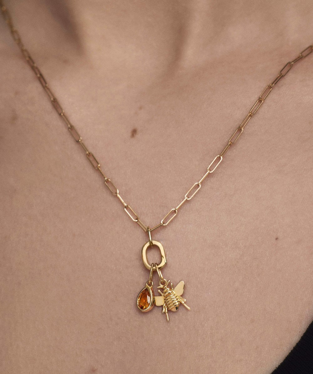 Mejuri Small Pear Pendant - 14k Yellow Gold Canada Store