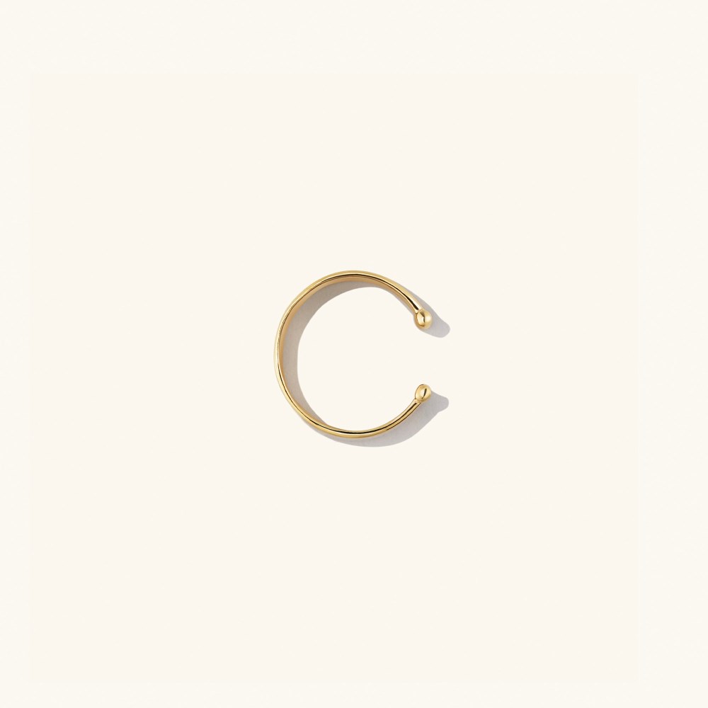 Mejuri Daily Ear Cuff - Gold Vermeil Canada Store