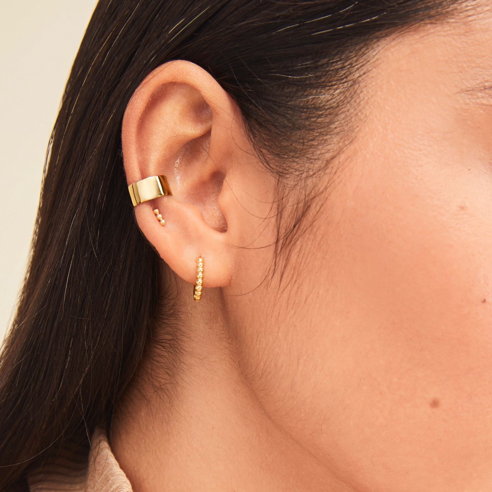 Mejuri Daily Ear Cuff - Gold Vermeil Canada Store