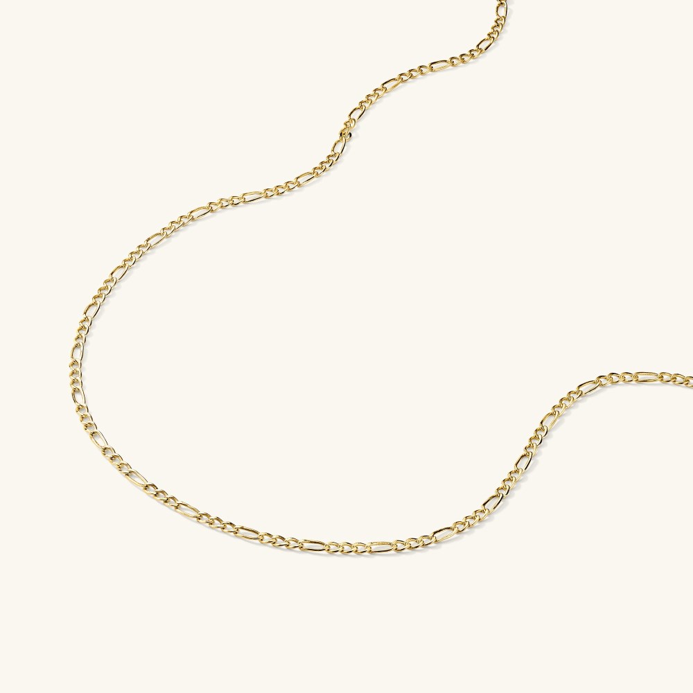 Mejuri Figaro Chain Necklace - 14k Yellow Gold Canada Store