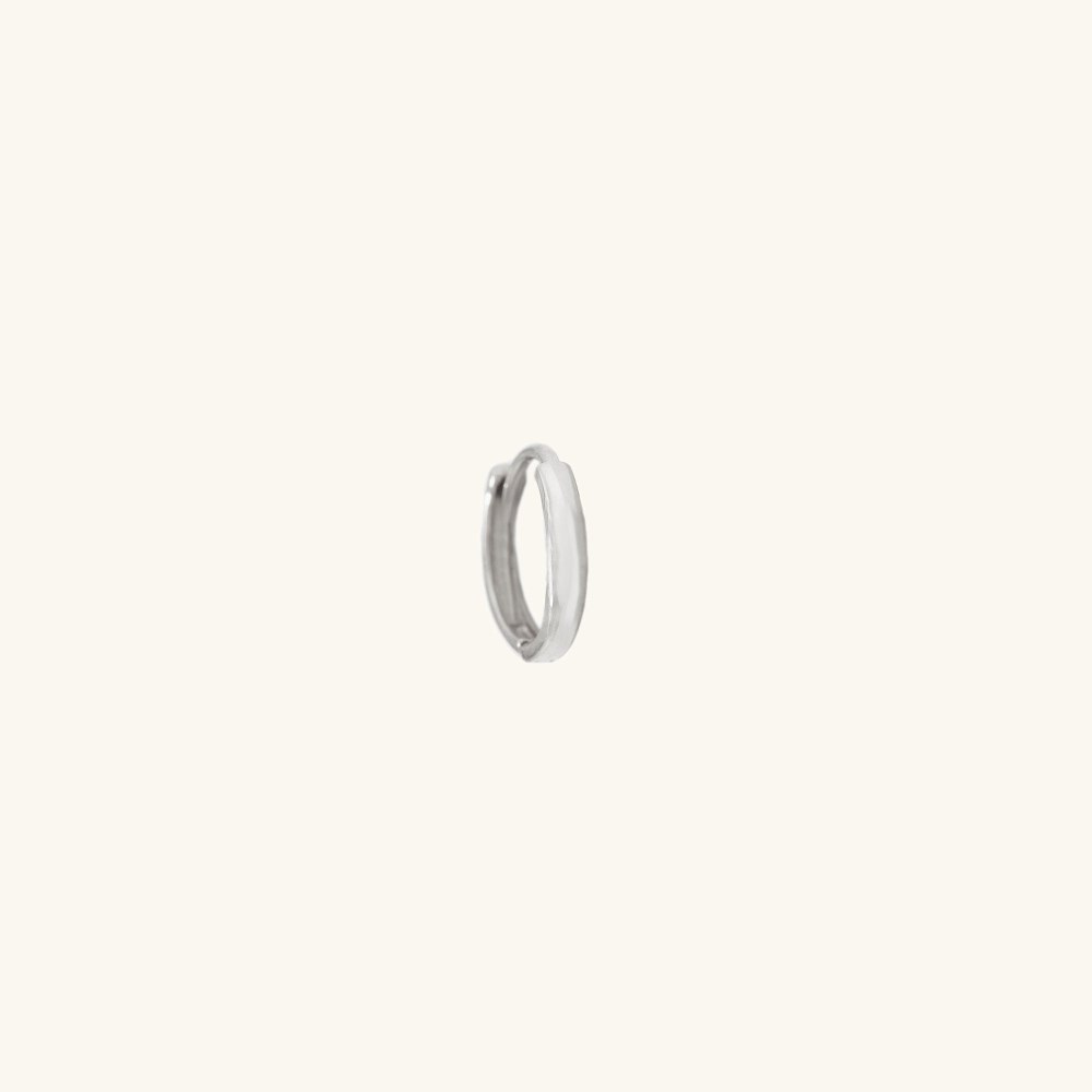 Mejuri Mini Hoop - 14k White Gold Canada Store