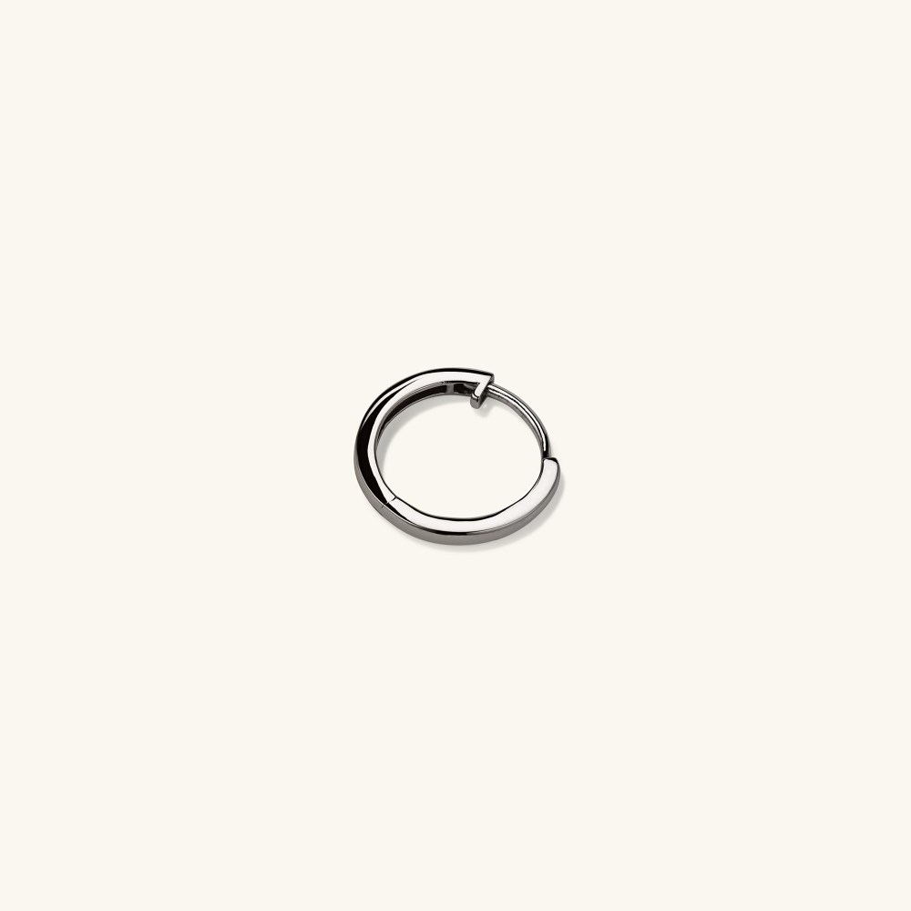 Mejuri Single Easy Huggie Hoop - 14k White Gold Canada Store