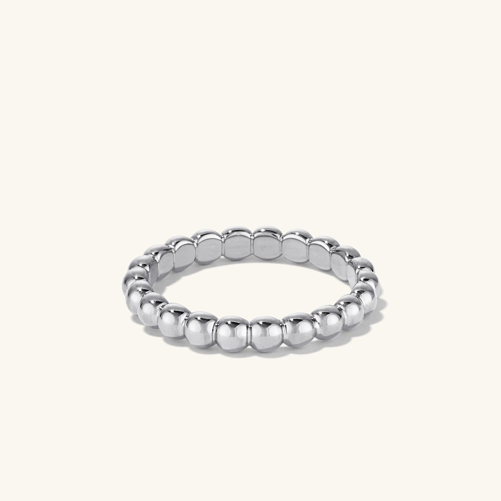 Mejuri Metallic Sphere Ring - Sterling Silver Canada Store
