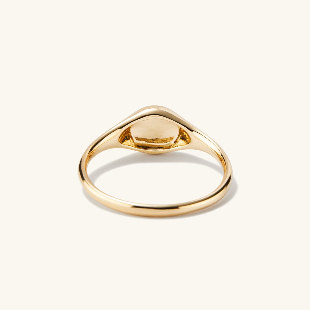 Mejuri Signet Pinky Ring - 14k Yellow Gold Canada Store
