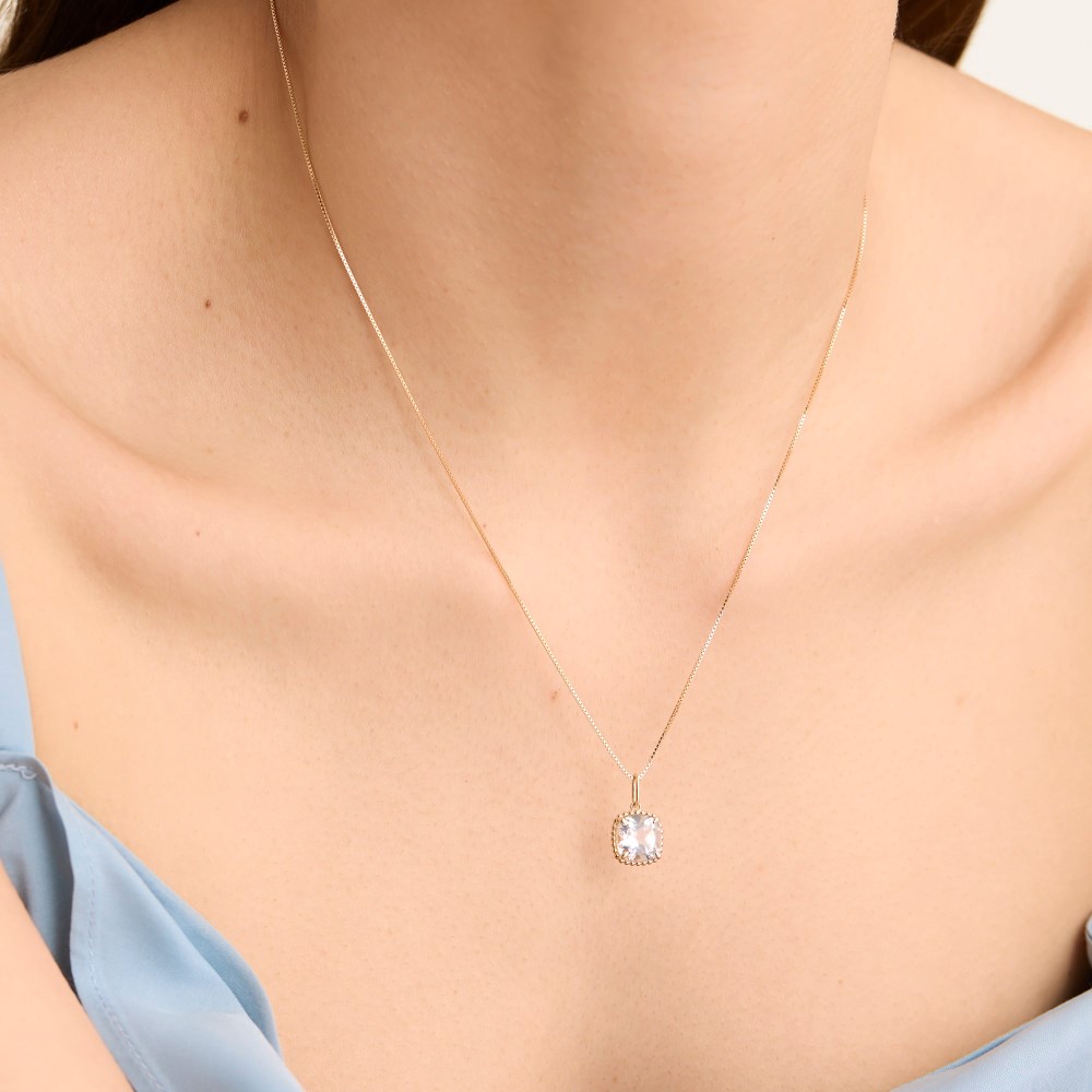 Mejuri Baby Box Chain Necklace - 14k Yellow Gold Canada Store