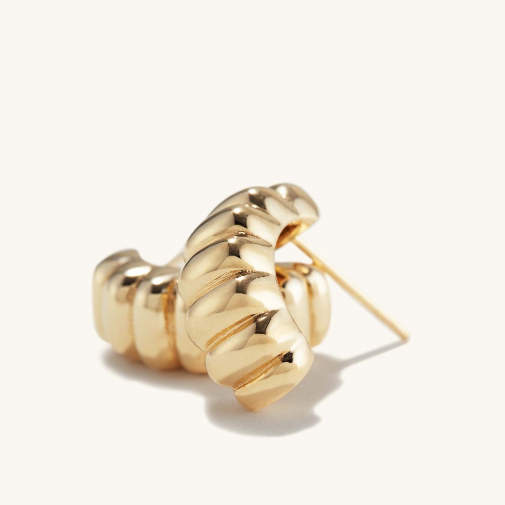 Mejuri Charlotte Hoops - 14k Yellow Gold Canada Store