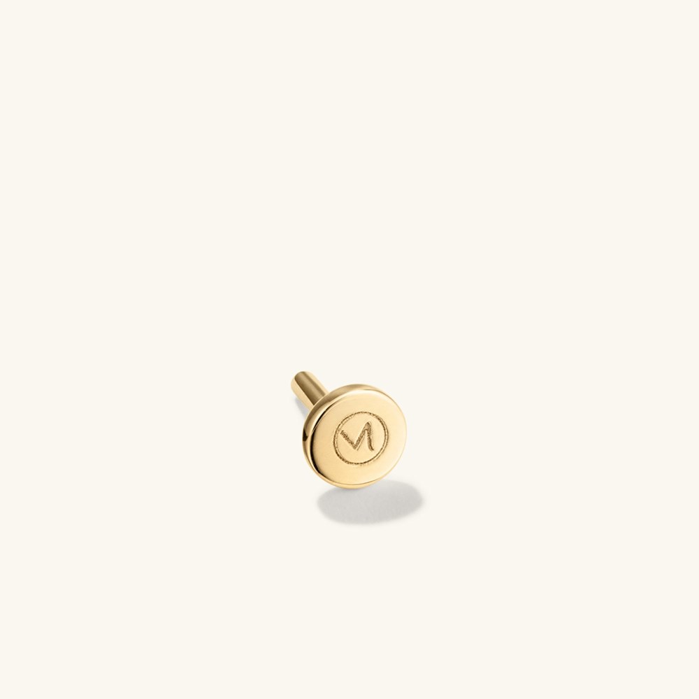 Mejuri Flat Back Post - 14k Yellow Gold Canada Store