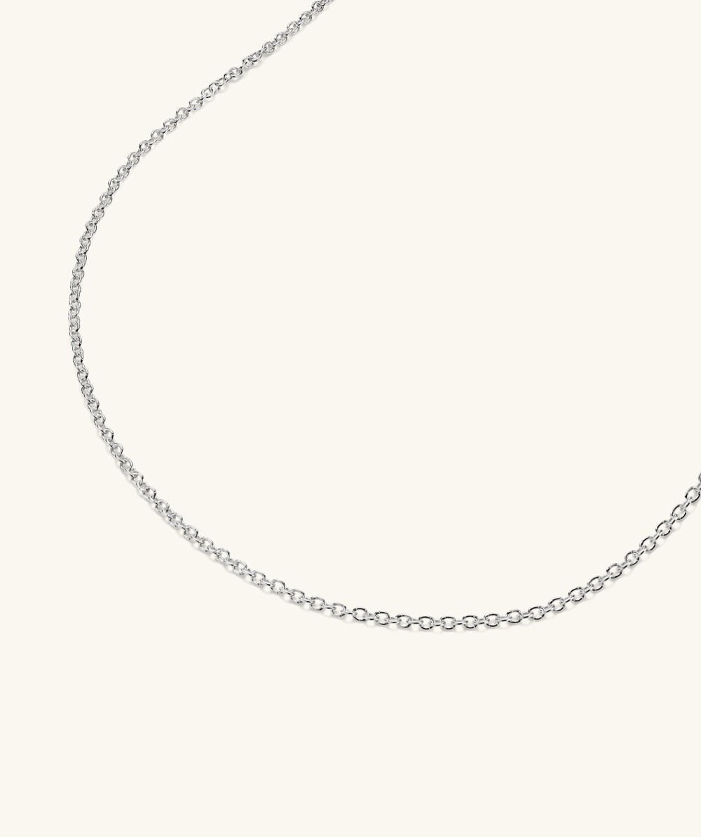 Mejuri Cable Chain Necklace - Sterling Silver Canada Store