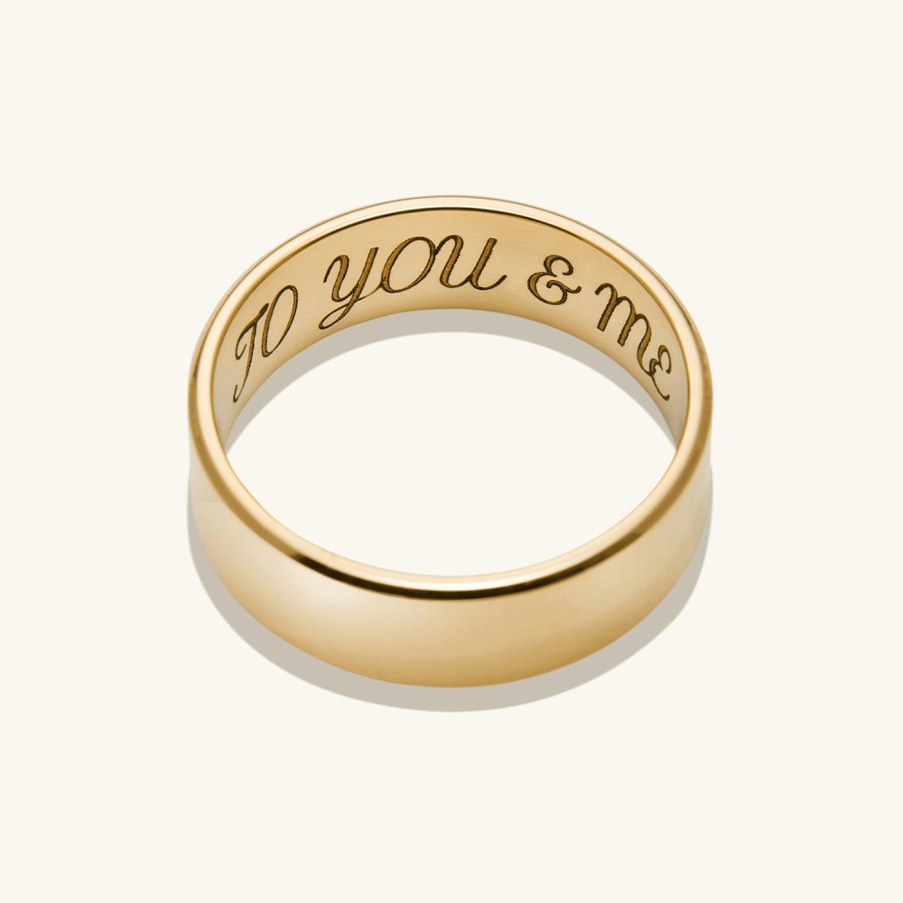 Mejuri 6mm Smooth Band - 14k Yellow Gold Canada Store