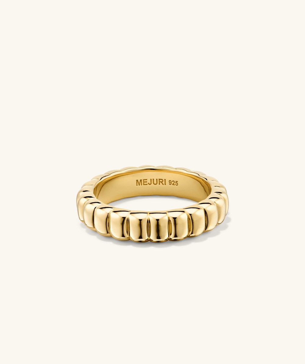 Mejuri Charlotte Slim Ring - Gold Vermeil Canada Store