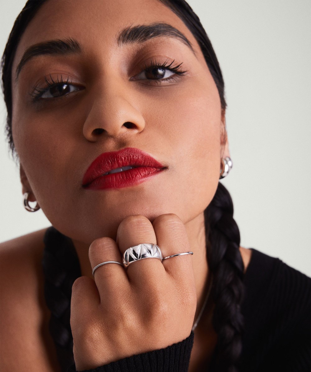 Mejuri Patra Chunky Ring - Sterling Silver Canada Store