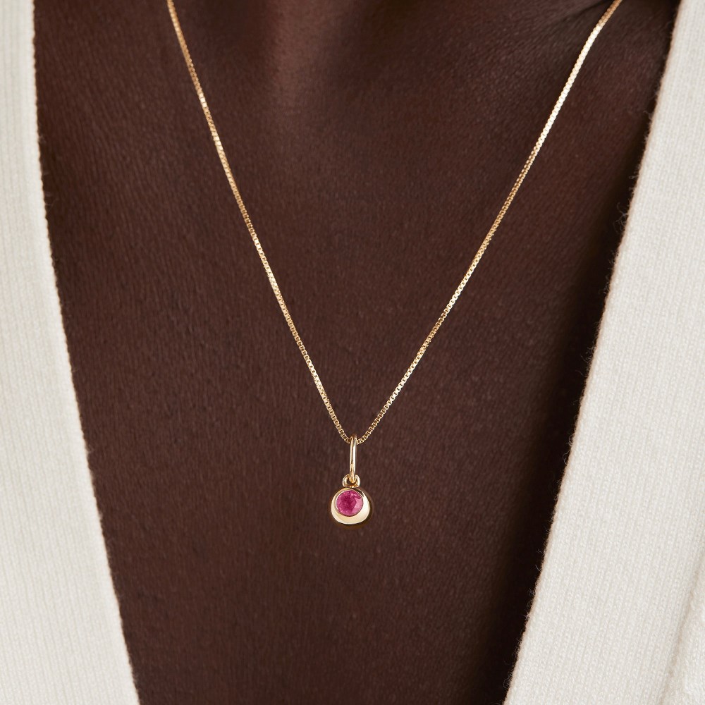 Mejuri Birthstone Sphere Charm - 14k Yellow Gold Canada Store