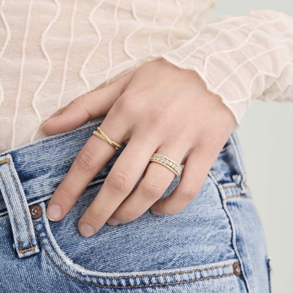 Mejuri Diamond Eternity Band - 14k Yellow Gold Canada Store
