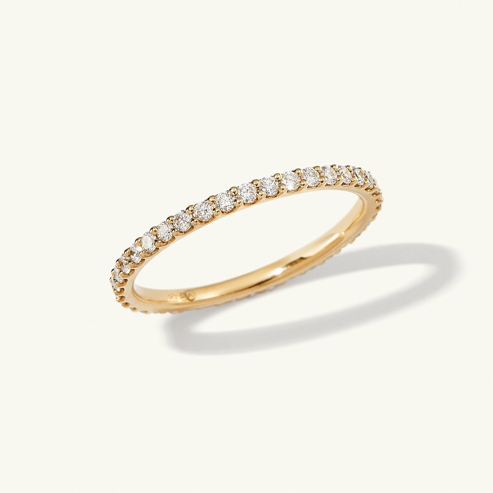 Mejuri Diamond Eternity Band - 14k Yellow Gold Canada Store
