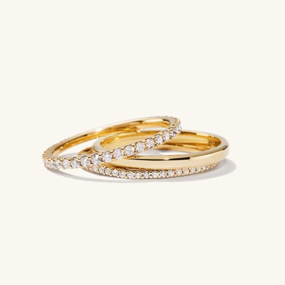 Mejuri Diamond Eternity Band - 14k Yellow Gold Canada Store